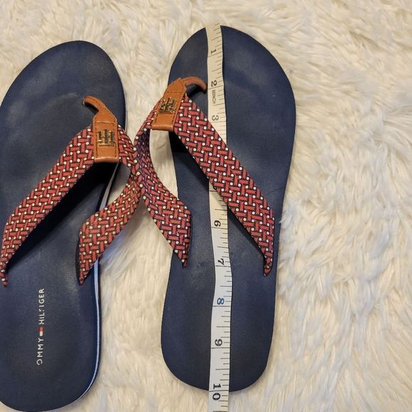 Tommy Hilfiger fabric thong sandals - Picture 5 of 7